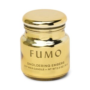 CHR0206EU Chroma 71g Fumo Metallic Glass Candle Paddywax - Smoldering Embers